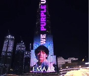 BTS member V gets a colossal b-day honor with display at Burj Khalifa