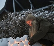 FINLAND CURIOSITIES SNOWBALL LANTERN