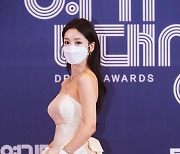 'MBC 연기대상' 남규리, 우아한 드레스 자태