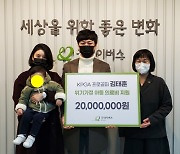 'KPGA 제네시스 대상+상금왕' 김태훈의 세밑 따뜻한 기부