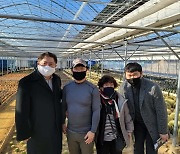 이재영 민주당 양산갑위원장, 청년 농가 현장 목소리 청취