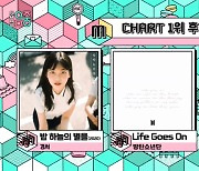 '음악중심' 경서 1위 후보로 등장, 방탄소년단·블랙핑크와 대결