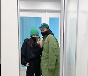 김준희, 연예인 급 남편♥︎과 럭셔리 커플룩 "너무 추워서 아이쇼핑"