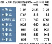 신용카드 시장 양극화 심화..대형-중소형사 점유율 격차 '↑'