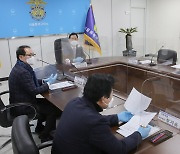 주호영, 동부구치소 방문해 코로나19 집단감염 점검