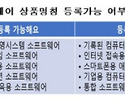 SW 관련 상표출원 시 "'용도' 명확히 기재해야"