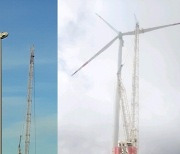 남부발전, 요르단 풍력사업 첫발..첫 2기 설치