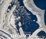 [TF포토] 북극발 한파가 만든 아름다운 풍경