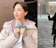 '오상진♥' 김소영, 폭설 피해 토로 "집까지 세 시간 걸려"