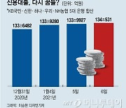 '다시 꿈틀' 신용대출, 반만 열리거나 또 닫혔다