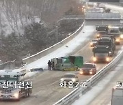 최고 14cm 폭설에 '길잃고, 버스 우회' 대전·충남 피해 속출(종합)