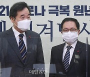 <포토> 이낙연 대표 방문한 유영민 신임 대통령 비서실장