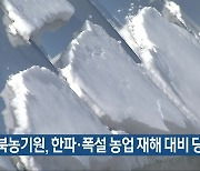 충북농기원, 한파·폭설 농업 재해 대비 당부