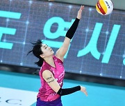 [ST포토] 박현주 '내 공을 받아라'
