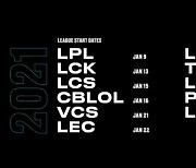 2021 LoL e스포츠 일정 발표..LCK는 13일