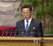 북한 김덕훈 내각총리, 당대회 사업총화 보고 토론자로 나서