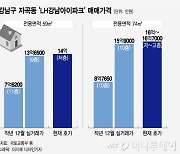 'LH강남아이파크' 같은 면적인데 매매가 2배차.. 8.7억 vs 15.9억