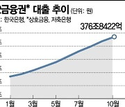 빚투·코로나발 2금융권 대출 급증..금융리스크 '빨간불'(종합)