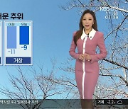 [날씨] 경남 오늘 아침 추위 여전..창원 -7도·진주 -9도