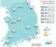 [12일의 날씨] 구름 낀 하늘.. 오후부터 곳곳에 눈