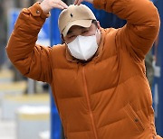 [T포토] 강재준 "은영아~ 보고 있지?"