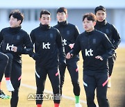 [포토]소집 훈련 하는 올림픽축구대표팀