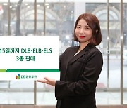 DB금융투자, 15일까지 DLB·ELB·ELS 3종 판매