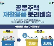 중랑구, 공동주택 투명 페트병 분리배출 홍보