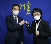 우상호·김진애 "각 당 서울시장 후보 되면 단일화할 것"