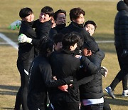 2021년 첫 훈련 나선 축구 국가대표팀 선수들, '분위기 최고' [사진]