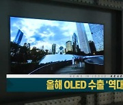 올해 OLED 수출 '역대 최고' 전망..관심주는?