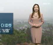 [날씨] 제주 내일 더 포근..미세먼지 '보통'