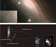 안드로메다 은하를 이용해 숨어 있는 원시 블랙홀 찾는다?