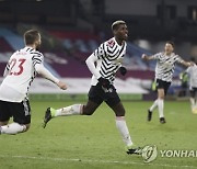 '포그바 결승골' 맨유, 번리 원정 1-0 승..단독 선두 등극