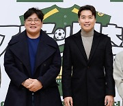 이동국-김태균 '축구-야구 레전드들의 예능 나들이' [MK포토]