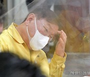 [헤럴드pic] 생각중인 김태년 더불어민주당 원내대표