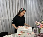 박은영, 출산 전 기저귀 선물에 감동 "엉또는 좋겠네"[SNS★컷]