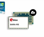 IoT SaaS 지원 유블럭스 SARA-R5 LTE-M 모듈, CES 2021 혁신상 수상