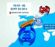 대전·세종·충남, 오늘 밤부터 추워진다..주말에는 '눈' 소식