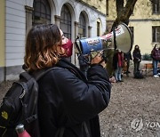ITALY SCHOOLS PROTEST PANDEMIC CORONAVIRUS COVID19