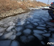 얼어붙은 한강