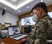 해군 진기사 '코로나 대응 언택트 통합방역 대책본부 실제훈련'