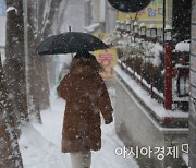 광주·전남 대설주의보 발효..광주 적설량 7.3cm
