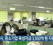 대전시, 중소기업 육성자금 3,650억 원 지원