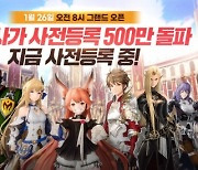 엔픽셀, MMORPG '그랑사가' 사전등록 500만 명 돌파