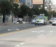 [영상] 환경단체, 윤영석 사무실 앞 차량시위 벌인 까닭