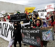 [사진] 브라질 '코로나 민심' 폭발..대통령 퇴진 시위 확산