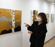 유디갤러리, 서양화가 손숙지 개인전 '소리나무' 열어