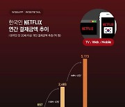 넷플릭스, 지난해 결제액 '5000억 원' 돌파..연간 최대