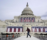 [화보]美바이든 취임 D-1, 축제와 공포 속 워싱턴DC